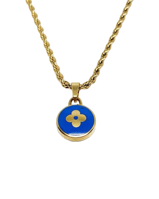 Authentic Louis Vuitton Blue Pendant Pastilles