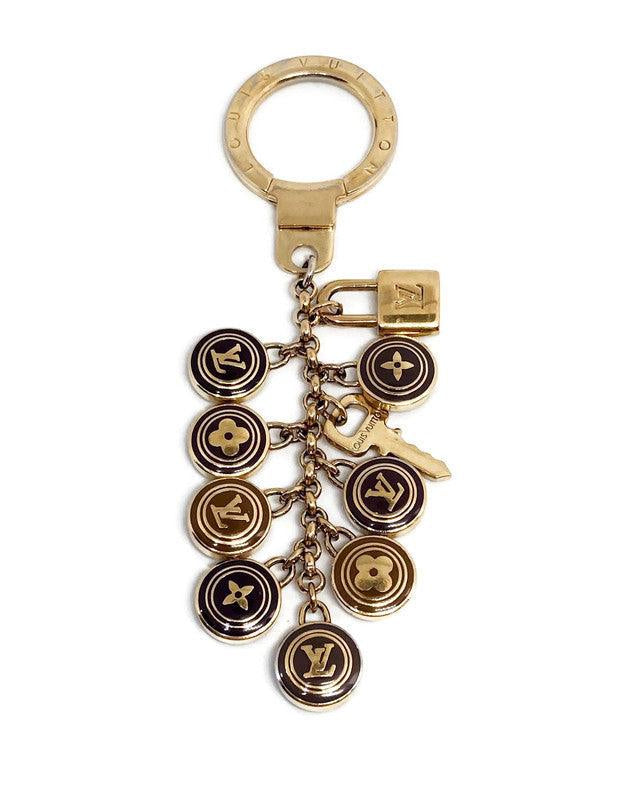 Authentic Louis Vuitton Logo Brown Pastilles  Pendant- Bracelet