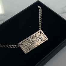 Load image into Gallery viewer, Authentic Dior Plaque Pendant- Reworked Necklace