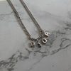 Authentic Dior Mini Spell Out Pendant- Reworked Silver Necklace