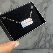 Load image into Gallery viewer, Authentic Dior Plaque Pendant- Reworked Necklace