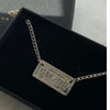 Authentic Dior Plaque Pendant- Reworked Necklace