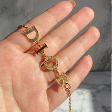 Load image into Gallery viewer, Authentic Dior Spell out Pendant- Reworked Necklace