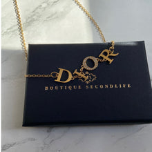 Load image into Gallery viewer, Authentic Dior Spell out Pendant- Reworked Necklace