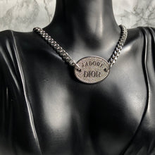 Load image into Gallery viewer, Authentic Dior Oval jAdore Pendant- Reworked Necklace