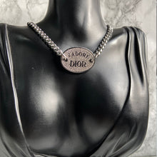 Load image into Gallery viewer, Authentic Dior Oval jAdore Pendant- Reworked Necklace