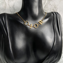 Load image into Gallery viewer, Authentic Dior Spell out Pendant- Reworked Necklace