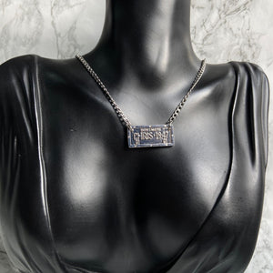 Authentic Dior Plaque Pendant- Reworked Necklace