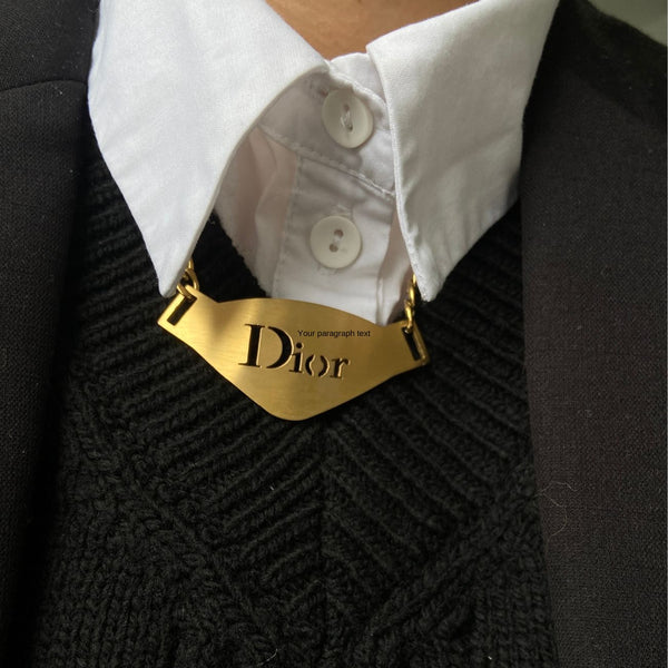 Authentic Dior Pendant 2000s Christian Dior- Reworked Necklace