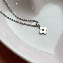 Load image into Gallery viewer, Authentic Louis Vuitton Raye Cabas Flower Pendant- Reworked Necklace