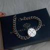 Authentic Louis Vuitton Raye Cabas Button Pendant- Reworked Bracelet