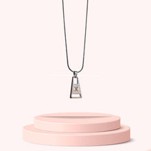 Load image into Gallery viewer, Authentic Louis Vuitton Raye Silver Zip Pendant- Reworked Necklace