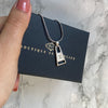Authentic Louis Vuitton Raye Silver Zip Pendant- Reworked Necklace