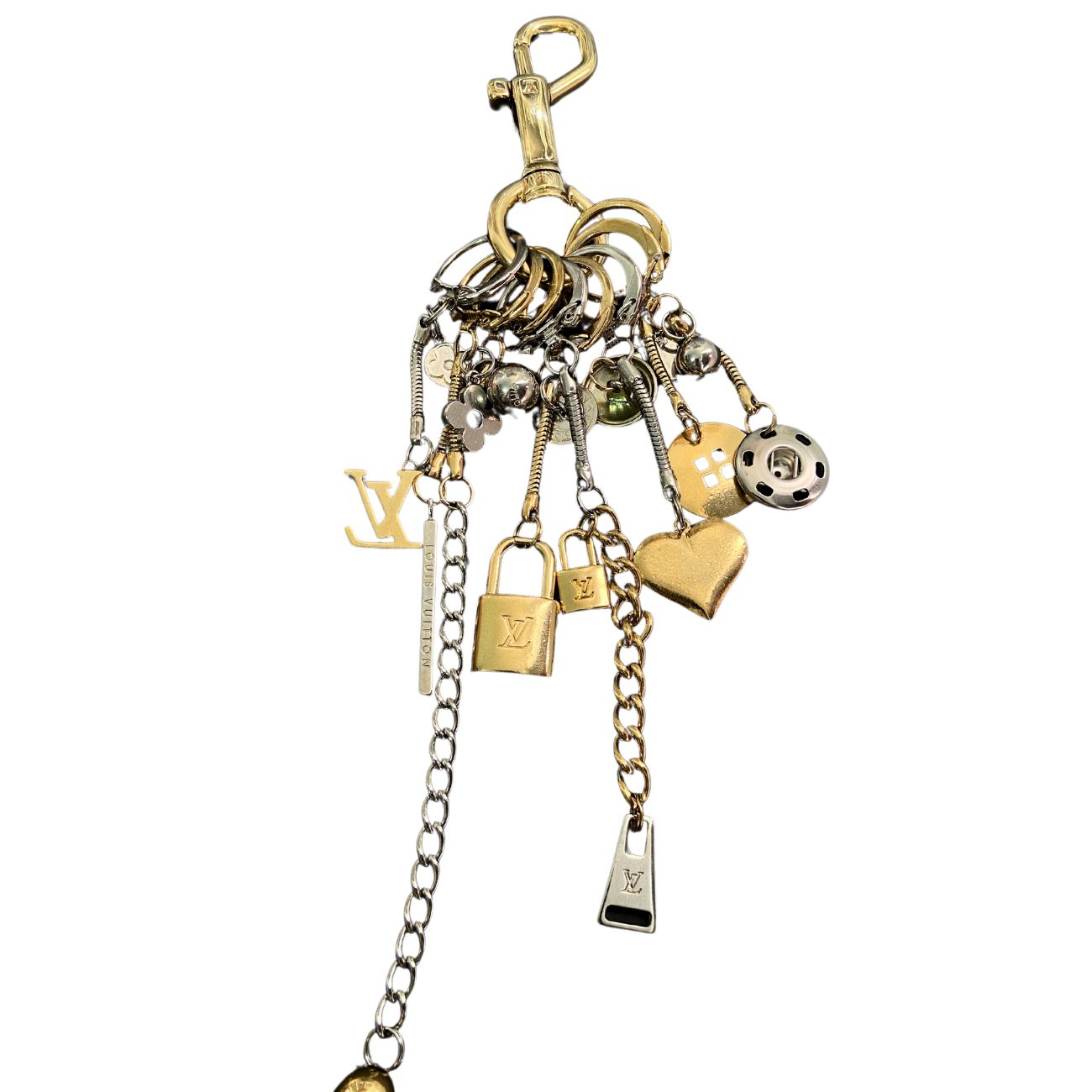 Authentic Louis Vuitton Raye Round Pendant- Reworked Necklace