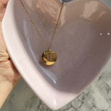 Load image into Gallery viewer, Authentic Louis Vuitton Raye Round Button Pendant- Reworked Necklace