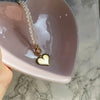 Authentic Louis Vuitton Raye Heart  Pendant- Reworked Necklace