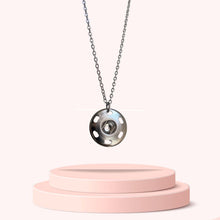 Load image into Gallery viewer, Authentic Louis Vuitton Raye Silver Pendant- Reworked Necklace