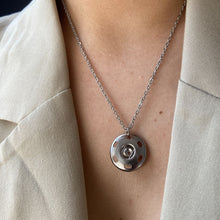 Load image into Gallery viewer, Authentic Louis Vuitton Raye Silver Pendant- Reworked Necklace