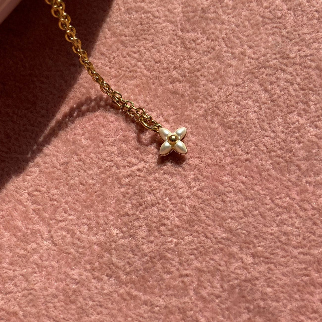 Authentic Louis Vuitton Floragram Pendant- Reworked Necklace