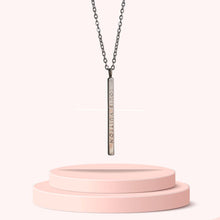 Load image into Gallery viewer, Authentic Louis Vuitton Raye Cabas Silver Pendant- Reworked Necklace