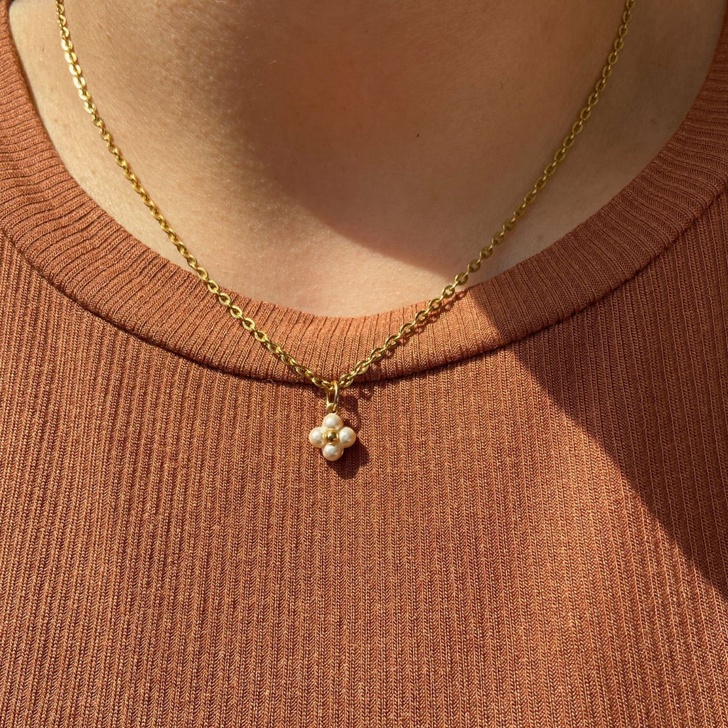 Authentic Louis Vuitton Floragram Pendant- Reworked Necklace