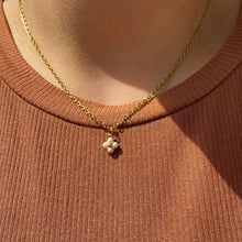 Load image into Gallery viewer, Authentic Louis Vuitton Floragram Pendant- Reworked Necklace