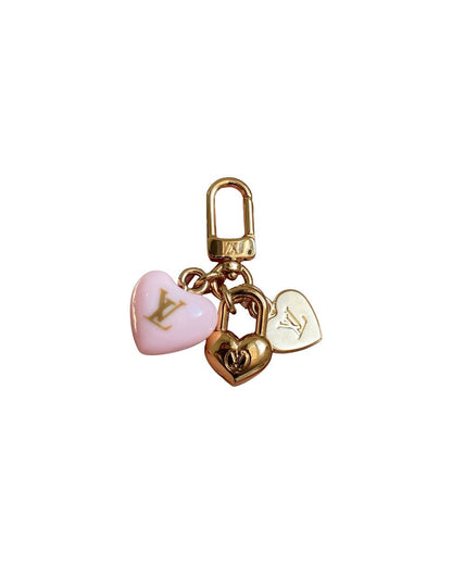 Authentic Louis Vuitton Heart Reworked Dainty Necklace