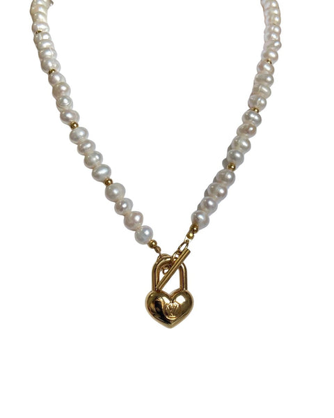 Authentic Louis Vuitton Minicharm Heart Reworked Pearls Necklace