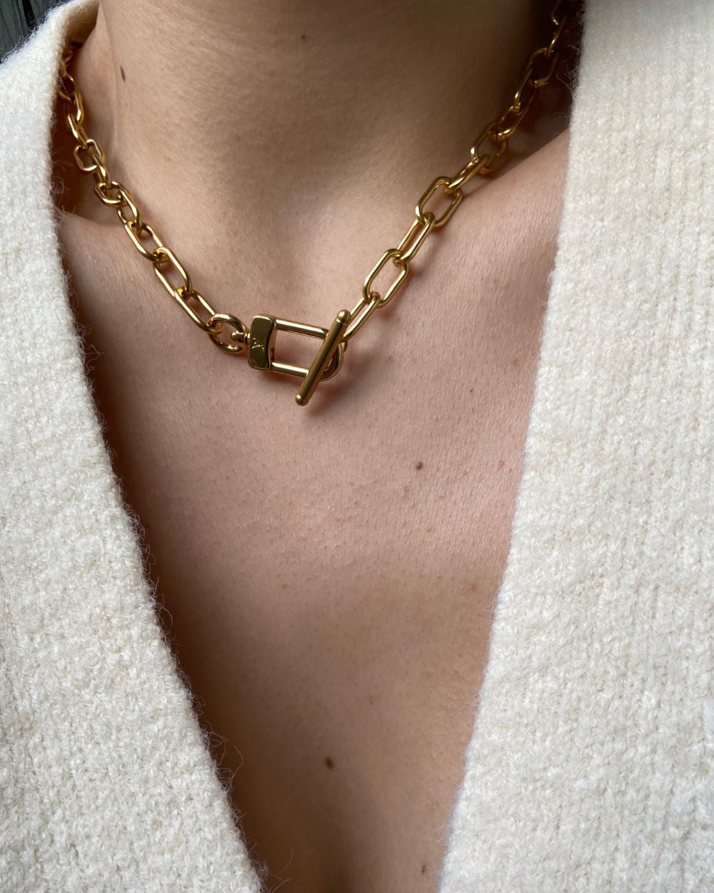 Authentic Louis Vuitton Clasp Reworked Necklace