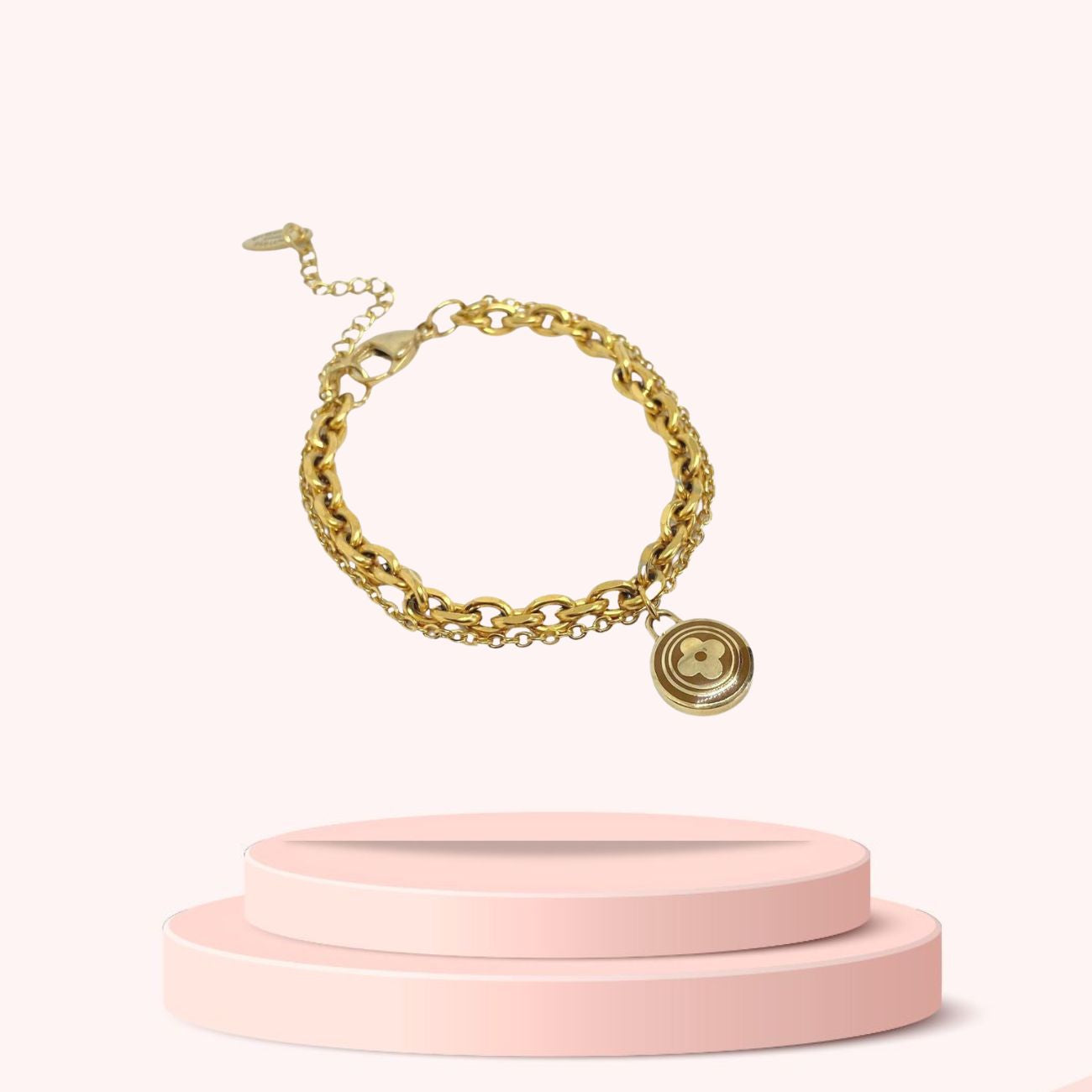 Authentic Louis Vuitton Pastilles Pendant - Repurposed Bracelet