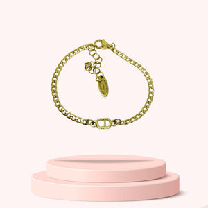 Authentic Mini Dior Pendant- Bracelet Reworked
