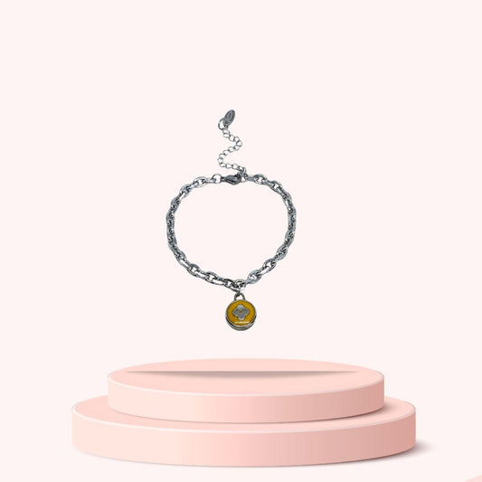 Authentic Louis Vuitton Pendant Reworked Bracelet