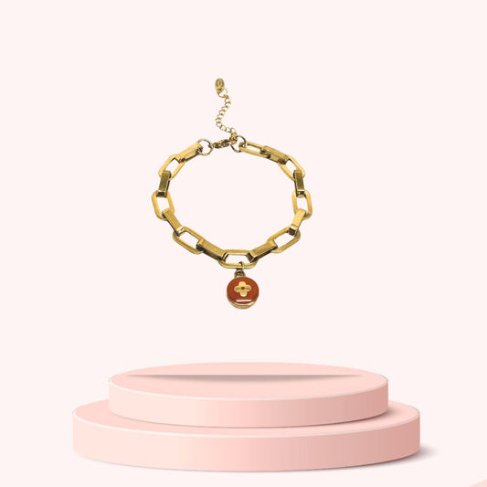Authentic Louis Vuitton Tangerine Pendant- Bracelet