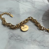 Authentic Prada Round Pendant - Repurposed Bracelet