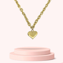 Load image into Gallery viewer, Authentic Louis Vuitton Heart Pendant Reworked Pendant