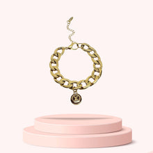 Load image into Gallery viewer, Authentic Louis Vuitton Pendant Logo - Repurposed Bracelet