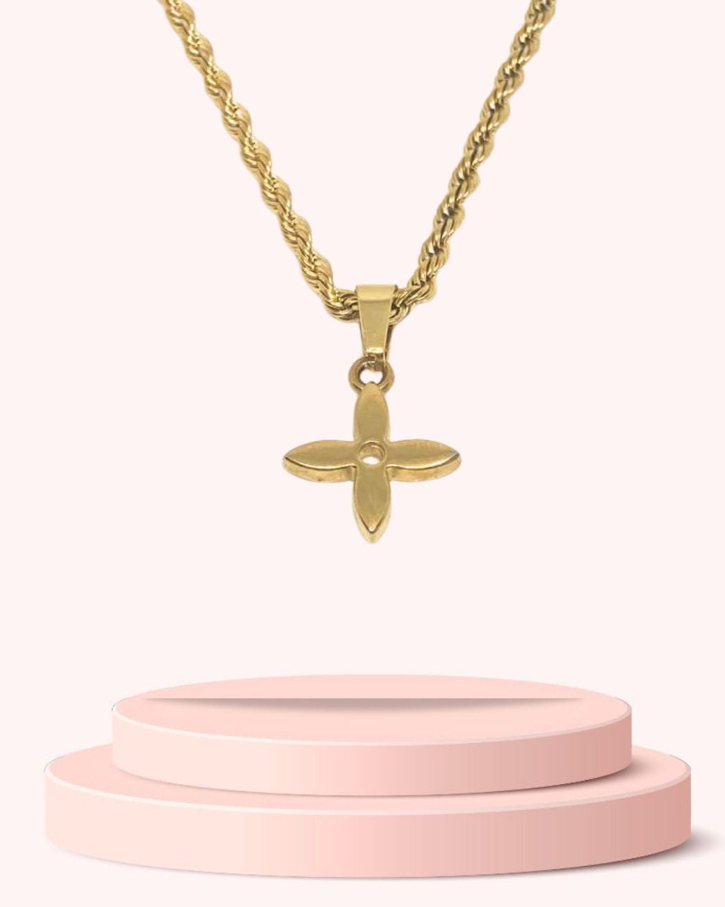 Authentic Louis Vuitton Pendant Flower Reworked Pendant