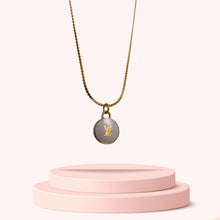 Load image into Gallery viewer, Authentic Louis Vuitton Baby Blue Logo Pendant Indigo Pastilles