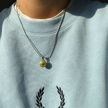 Load image into Gallery viewer, Authentic Louis Vuitton Green Pendant Reworked Necklace