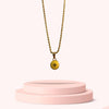 Authentic Louis Vuitton Yellow Pendant- Necklace