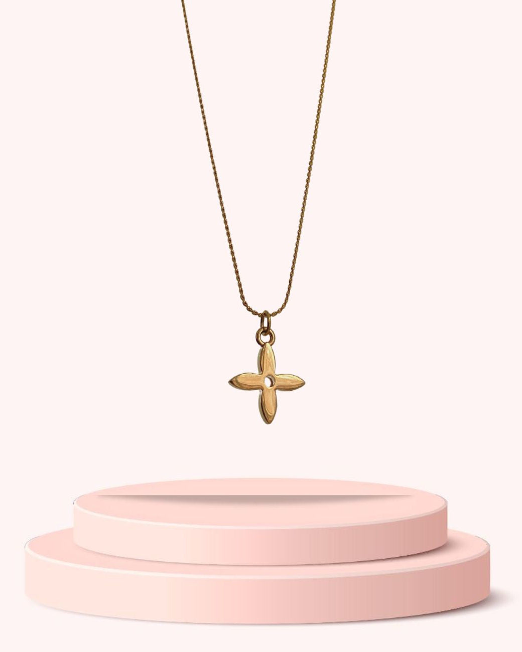 Authentic Louis Vuitton Flower Pendant- Necklace