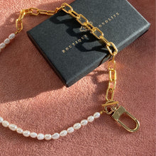 Load image into Gallery viewer, Authentic Louis Vuitton Charm Clasp - Reworked Pearls Choker