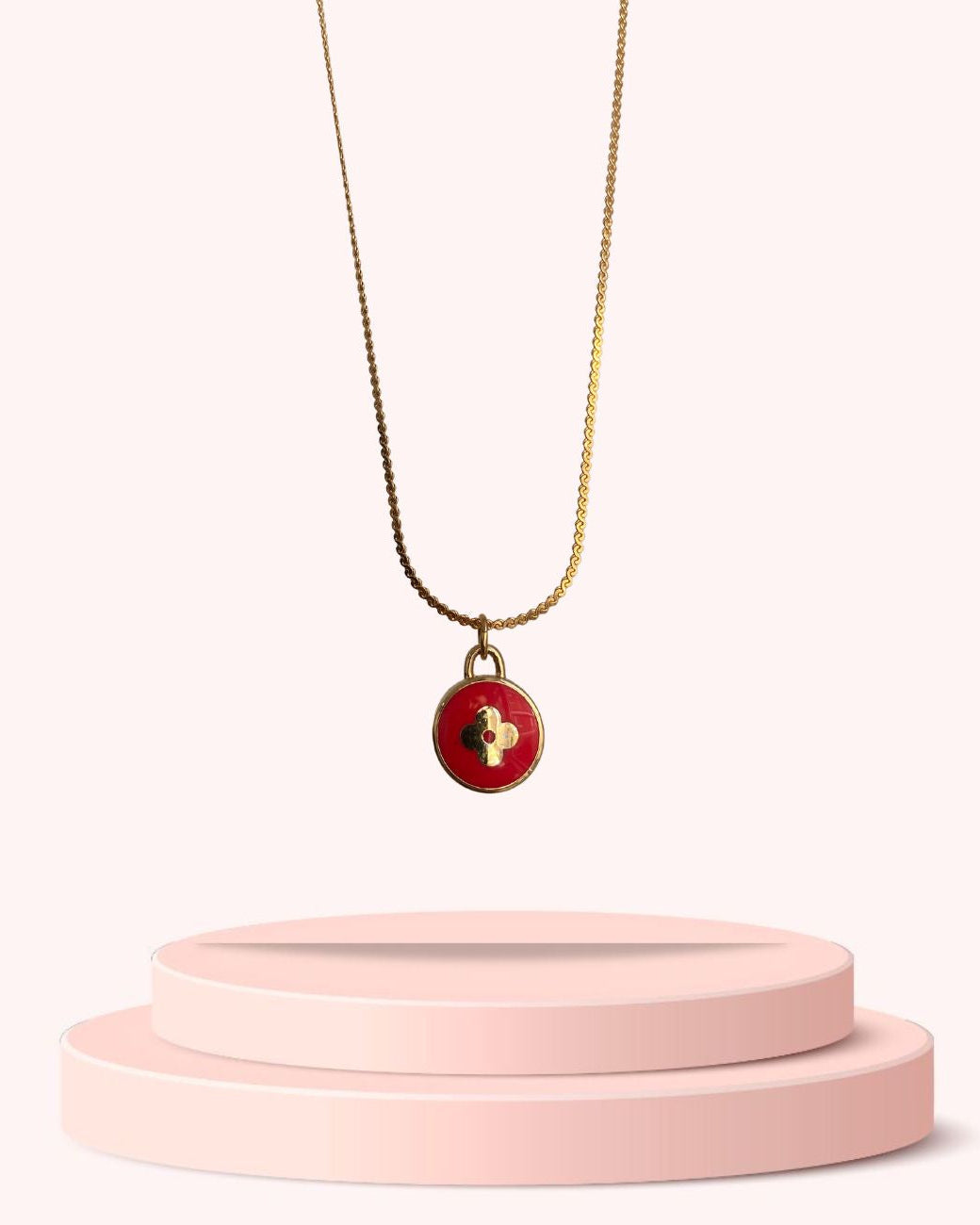Authentic Louis Vuitton Pendant Pastilles Roses