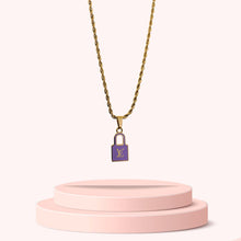 Load image into Gallery viewer, Authentic Louis Vuitton Pendant Padlock Reworked Pendant