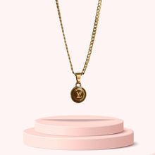 Load image into Gallery viewer, Authentic Louis Vuitton Logo Sienna Pendant -  Necklace