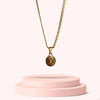 Authentic Louis Vuitton Logo Sienna Pendant -  Necklace