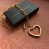 Authentic Louis Vuitton Big Coeur Charm- Reworked Choker