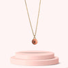 Authentic Louis Vuitton Logo Peach Pendant- Necklace