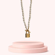 Load image into Gallery viewer, Authentic Louis Vuitton Padlock Pendant- Necklace