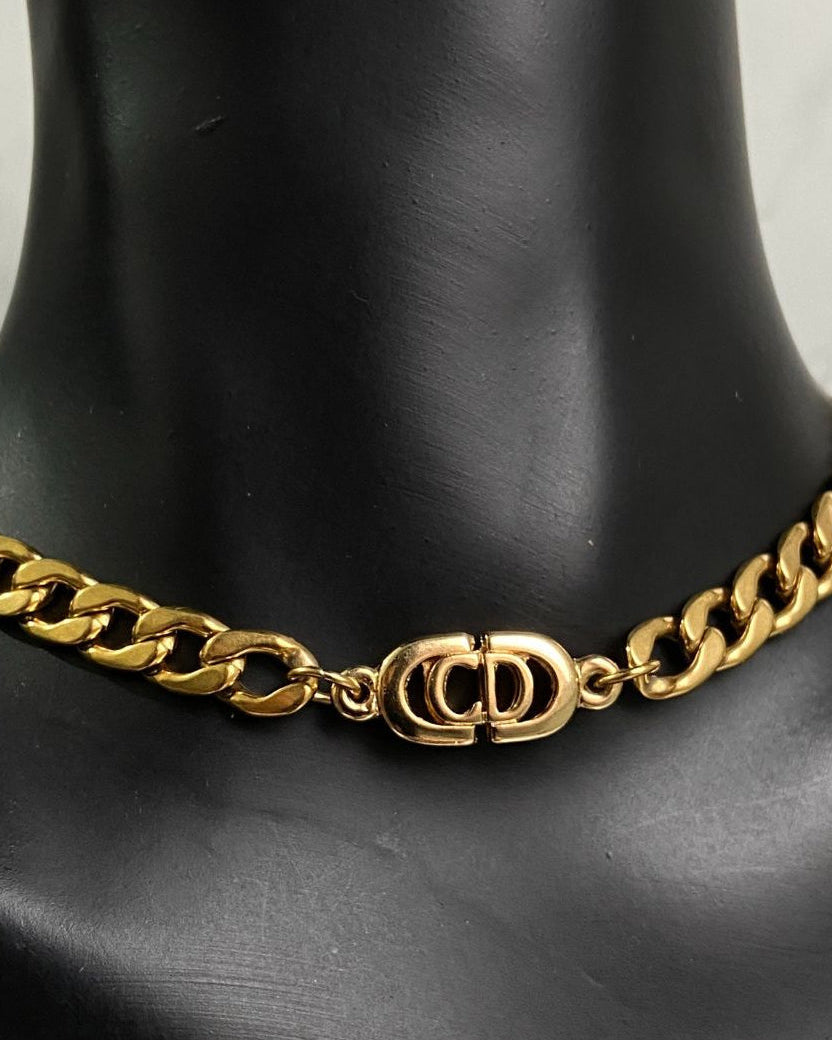 Authentic Dior Pendant- Reworked Choker